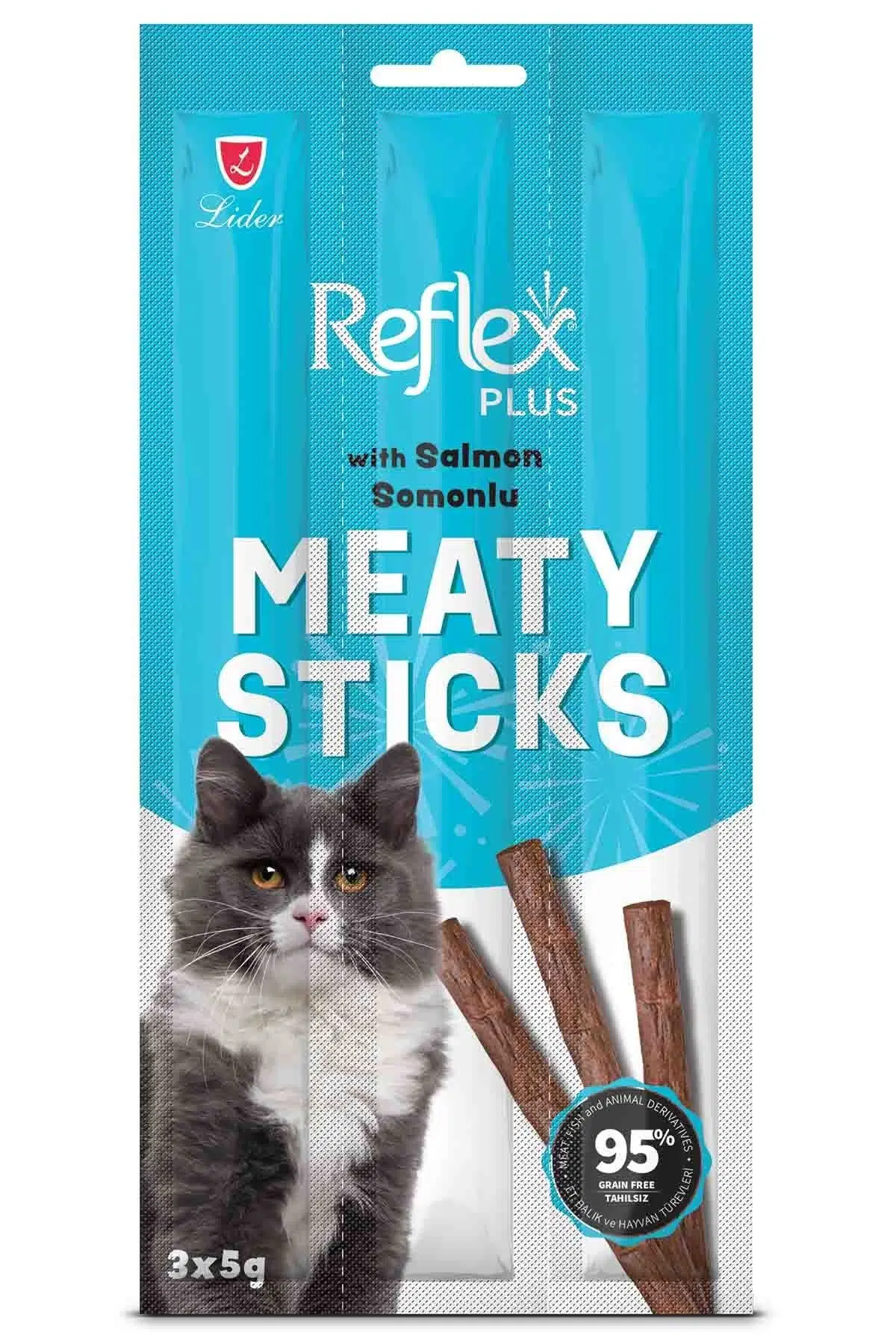 Reflex Somonlu Kedi Ödül Çubuğu 5 Gr 3 Adet