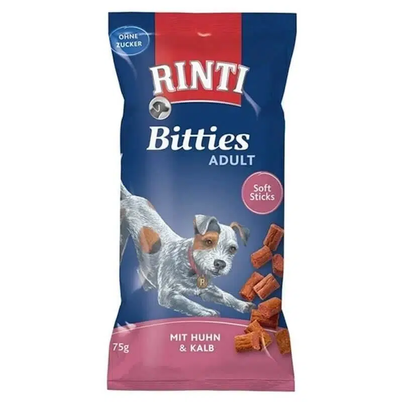 Rinti Bitties Tavuklu Dana Etli Köpek Ödül Maması 75 Gr