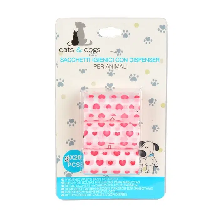 Sacchettı dışkı toplama poşeti 3lü pızm-052 zm-7017