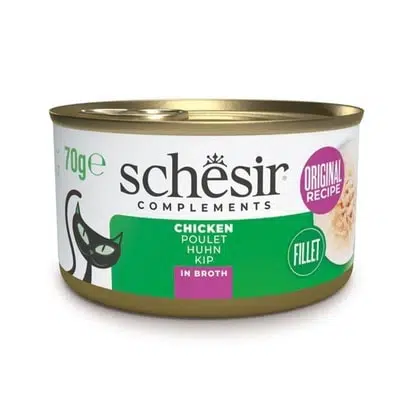 Schesir Tavuklu Pişirme Suyunda Filleto Kedi Konservesi 70 Gr