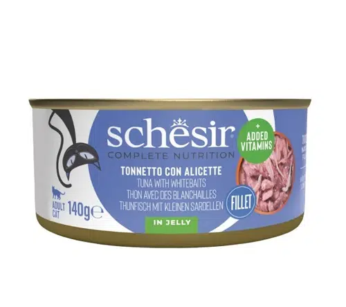 Schesir Ton Balıklı Ringa Balıklı Jöleli Kedi Konservesi 140 Gr