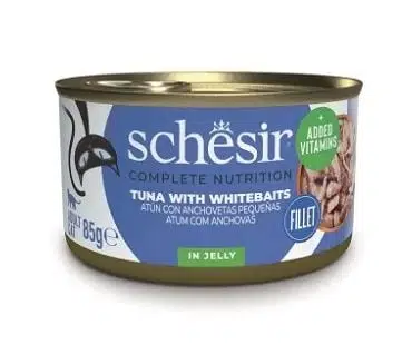 Schesir Ton Balıklı Ringa Balıklı Yetişkin Kedi Konservesi 85 Gr