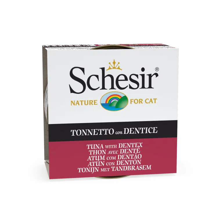 Schesir Ton Balıklı ve Dentex Balıklı Kedi Konservesi 85gr