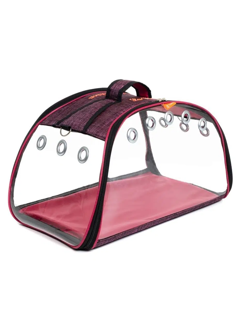 Şeffaf Kedi Köpek Taşıma Çantası Ufo 50*29*27cm