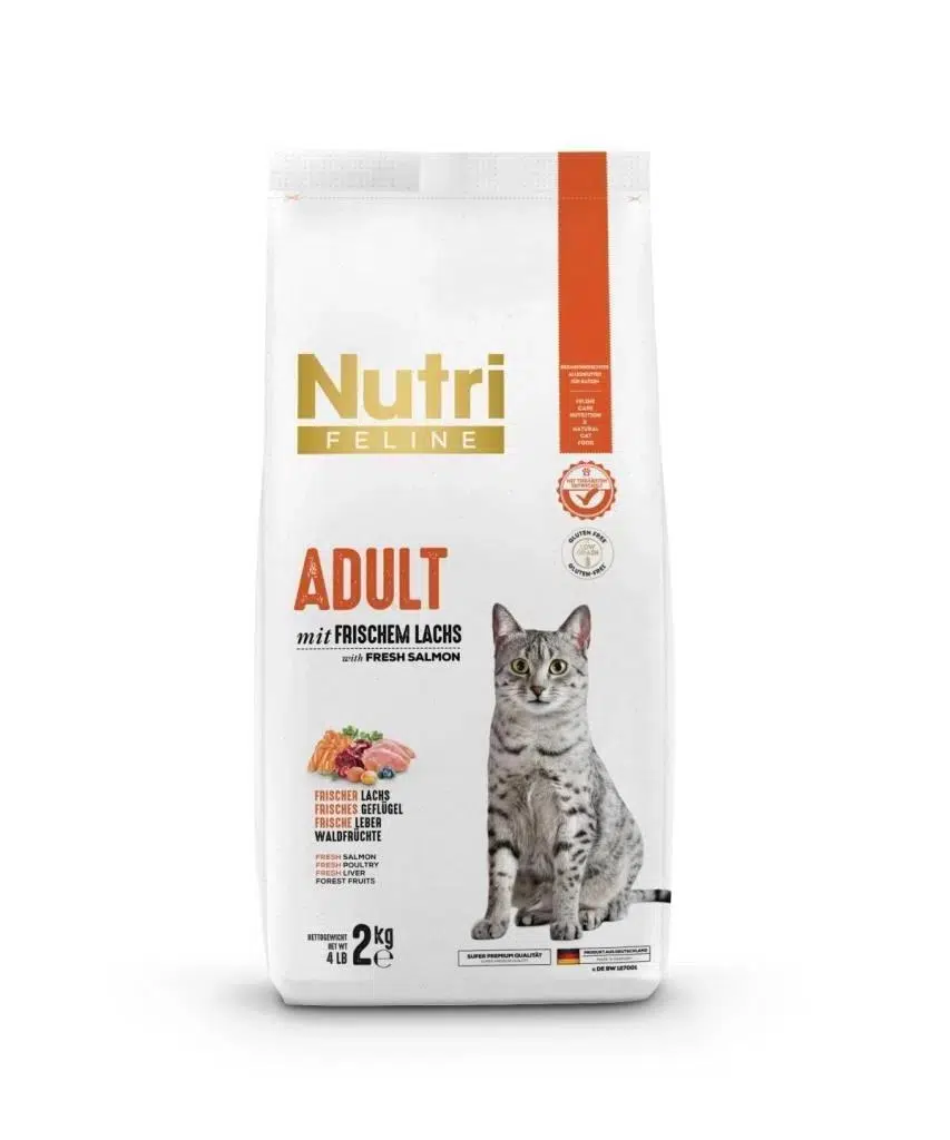 Nutri Feline Somonlu Düşük Tahıllı Yetişkin Kedi Maması 2kg