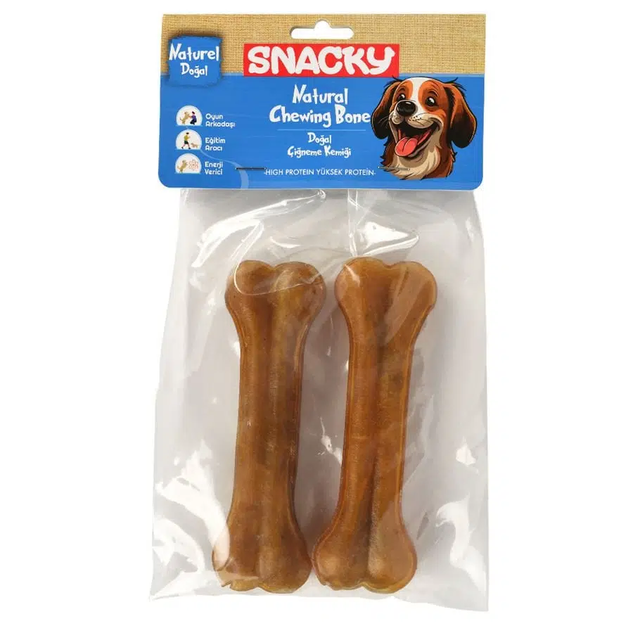 Snacky Natural Köpek Çiğneme Kemiği 13cm 2'li 95 Gr