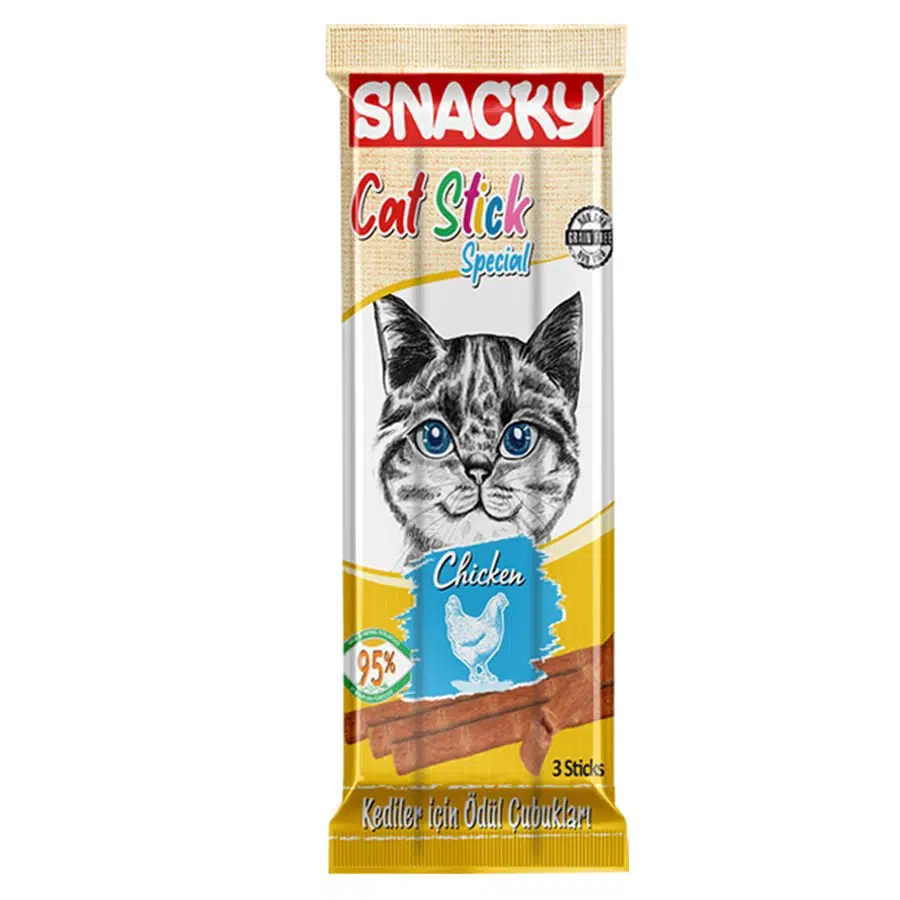 Snacky Tavuklu Stiks Kedi Ödülü 3*5gr SNCS-001