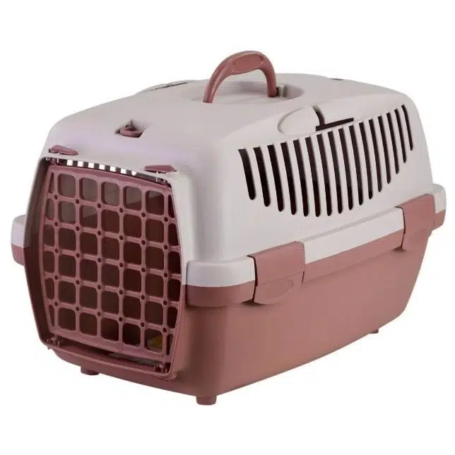 Stefanplast Gulliver 1 Kedi Köpek Taşıma Kafesi Gül Kurusu