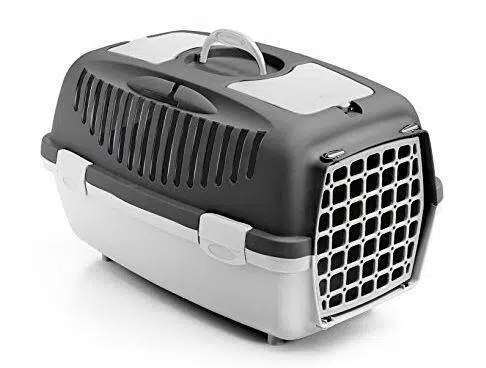 Stefanplast Gulliver 2 Kedi Köpek Plastik Taşıma Çantası Gri 55*36*35h STF-97280