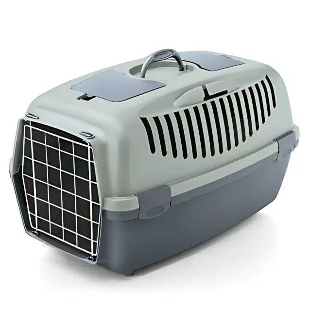 Stefanplast Gulliver 2 Metal Kapılı Kedi Köpek Çantası Gri