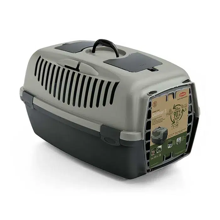 Stefanplast Gulliver 3 Plastik Kapı Yeşil Taşıma Çantası 97389