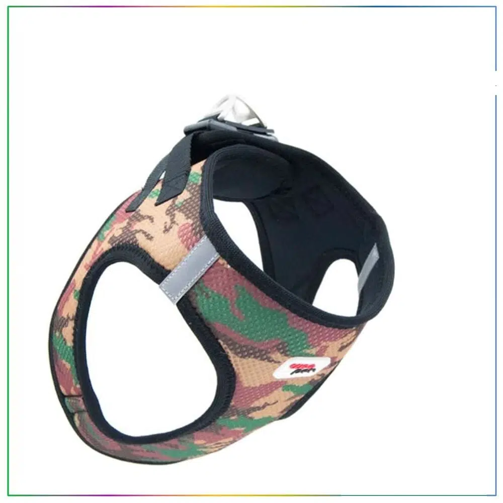 Tailpetz Air-Mesh Köpek Göğüs Tasması 3xs Kamuflaj