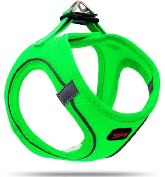Tailpetz Air-Mesh Köpek Göğüs Tasması XL Neon Yeşil 54-60 cm