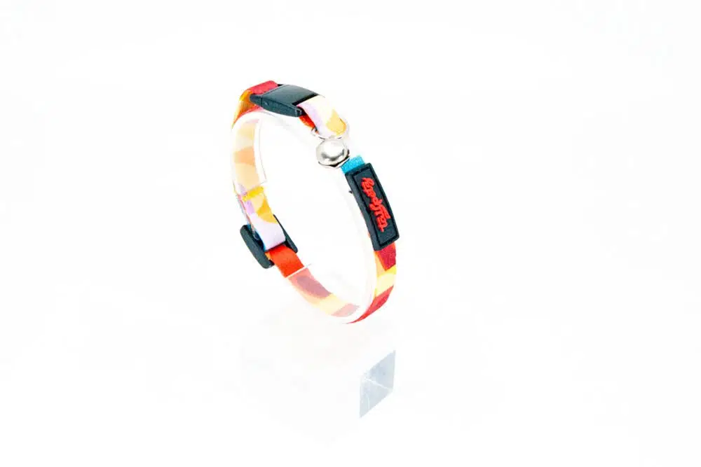 Tailpetz Easy & Safety Lock Çıngıraklı Ayarlanabilir Kedi Boyun Tasması Picasso