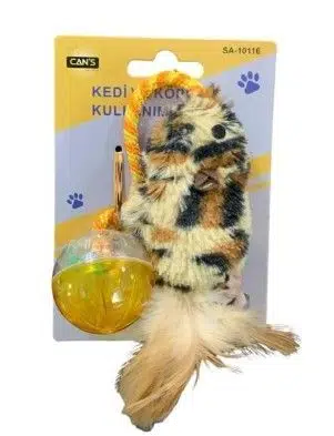 Toplu plastik ipli peluş fare oyuncak SA10116