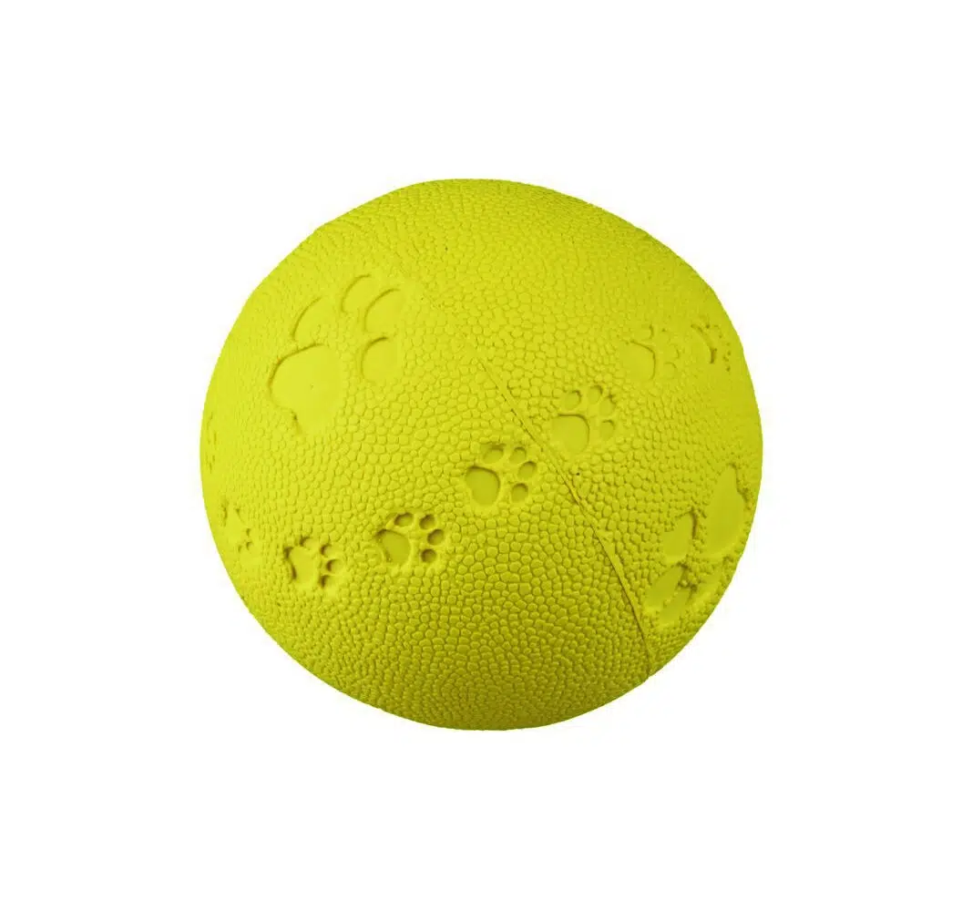 Trixie Köpek Oyuncağı Sesli Doğal Kauçuk Top Yeşil 7cm