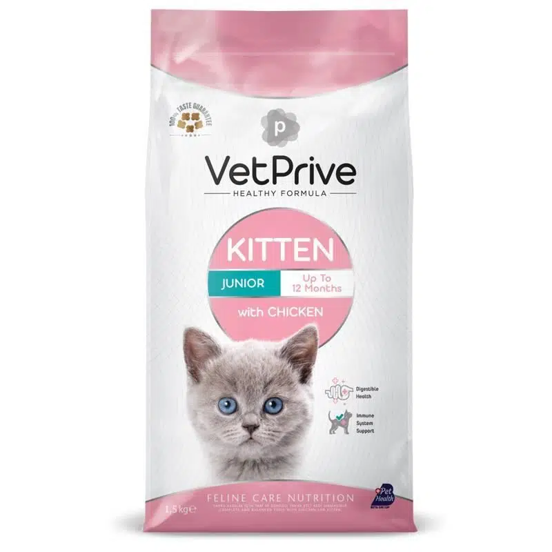 VETPRİVE KİTTEN TAVUKLU KEDİ MAMASI 1,5 KG