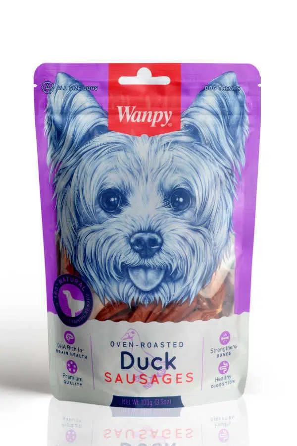 Wanpy Ördek Etli Sosis Köpek Ödülü 100 gr