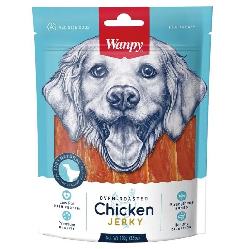 Wanpy Oven Roasted Gerçek Tavuk Fileto Köpek Ödülü 100gr