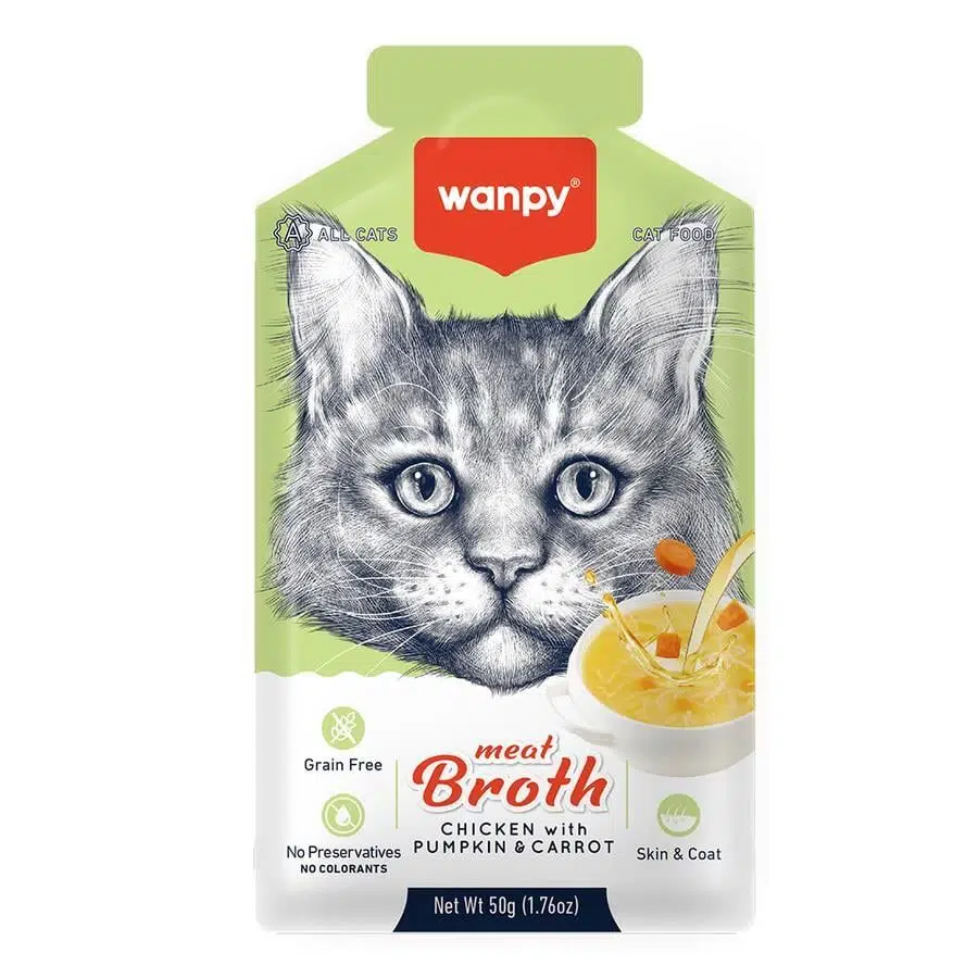 Wanpy Tavuklu Havuçlu Balkabaklı Kedi Çorbası 50 Gr