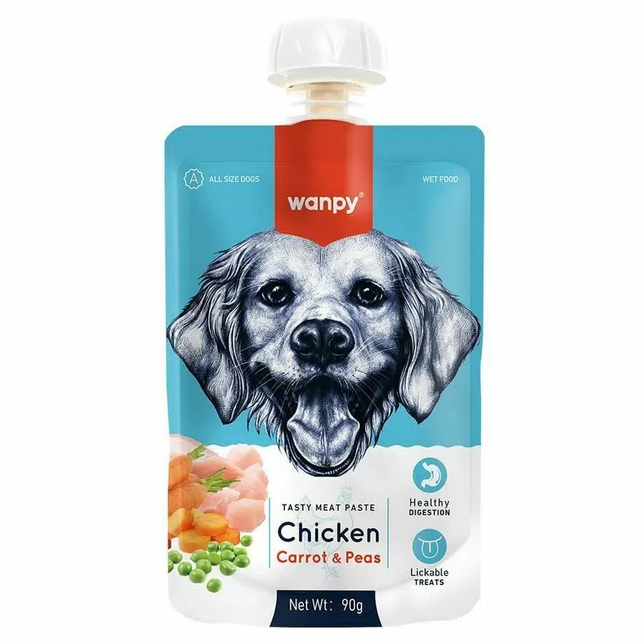 Wanpy Tavuklu Havuçlu Sıvı Köpek Ödül Maması 90 gr