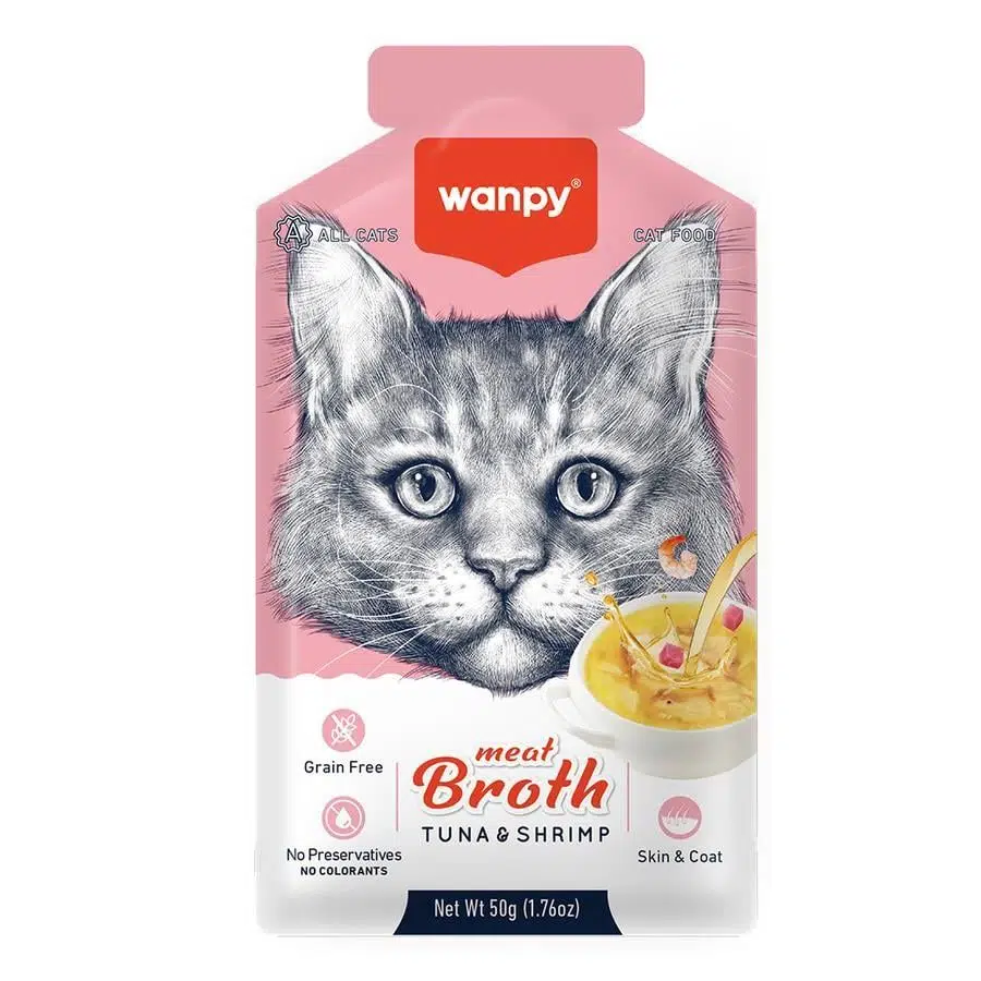 Wanpy Ton Balıklı Karidesli Kedi Çorbası 50 Gr