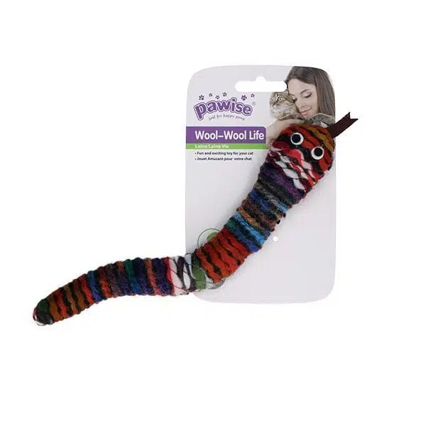 Wool lıfe yün uzun yılan kedi oyuncak