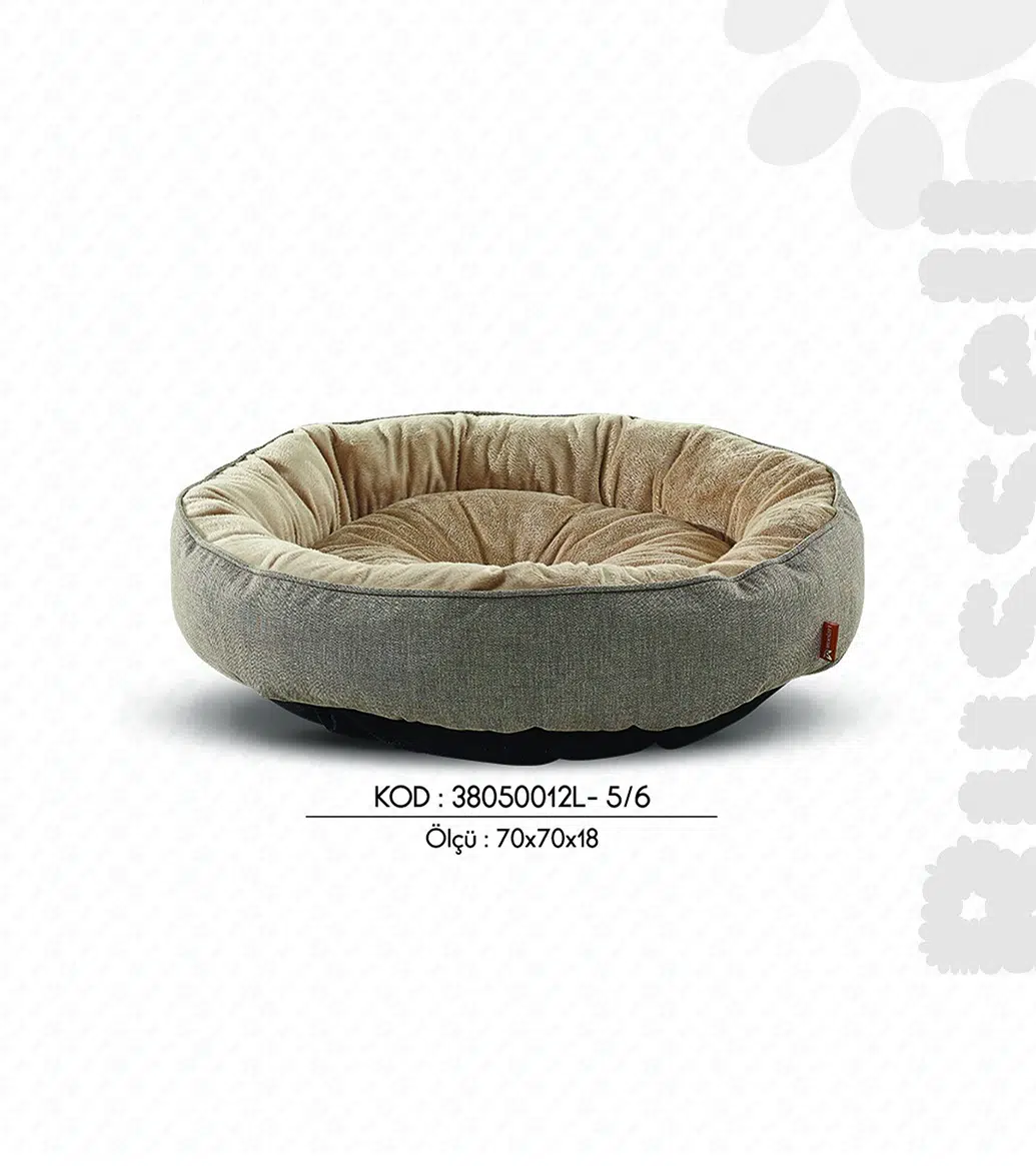 WOOLART RUSSEL L BEJ YATAK 70*70*18 CM