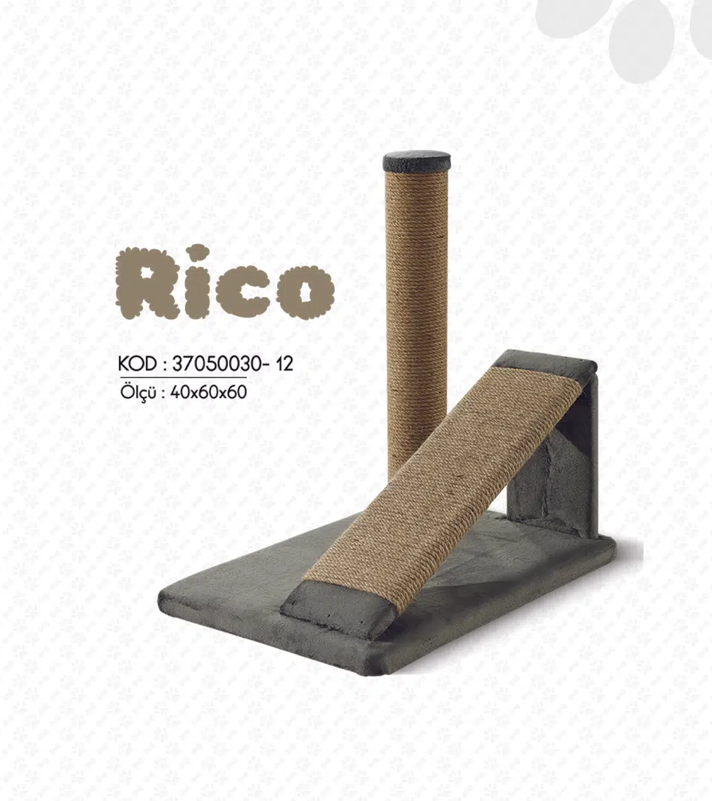 Woolart Rico Kedi Tırmalama Tahtası Yeşil 40*60*61H