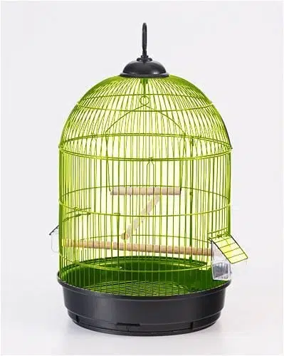 Yuvarlak Kuş Kafesi Pirinç 34*55 (F3105AG) 1205